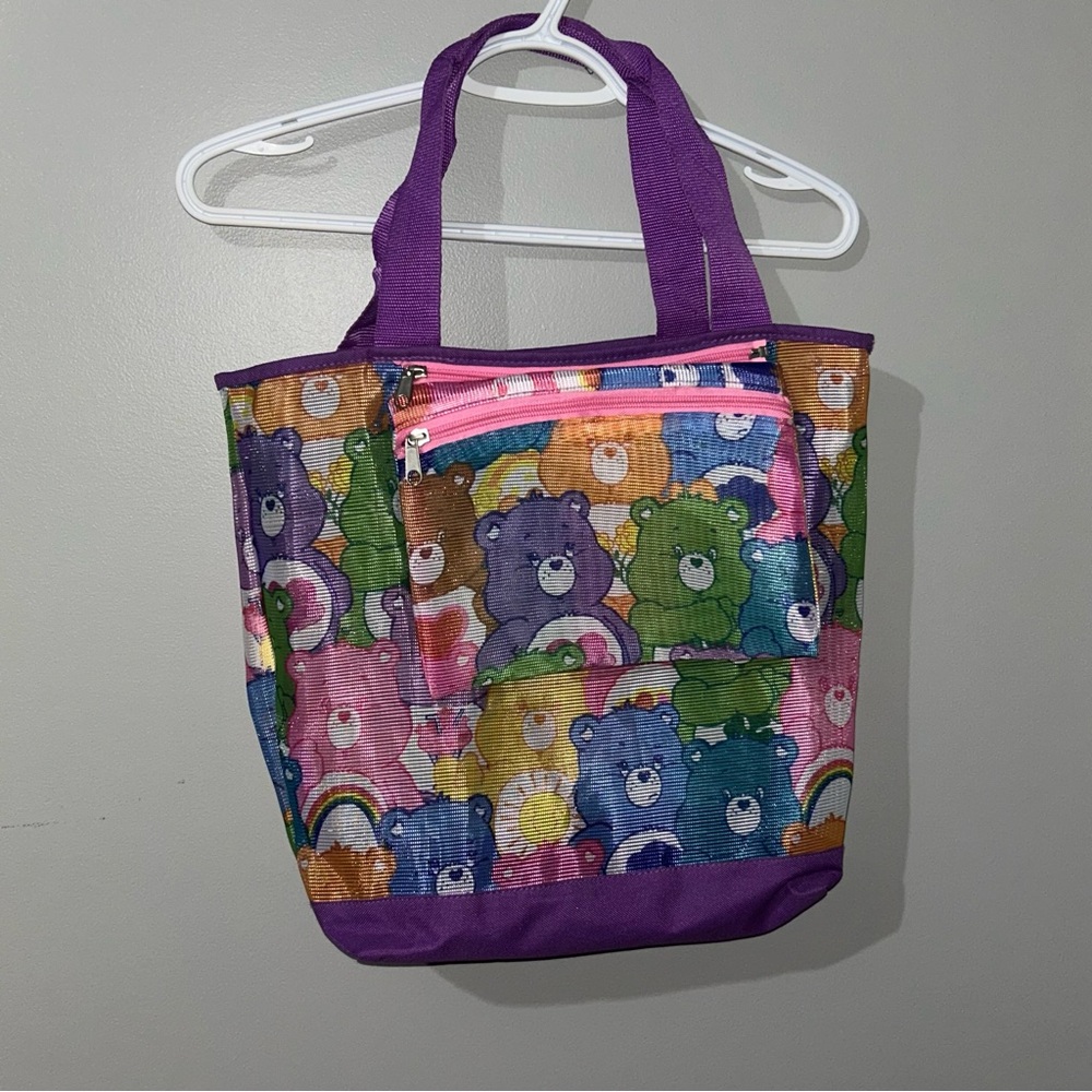 Colorful Care Bears Tote Bag